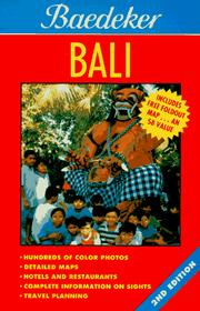 Cover of: Baedeker Bali (Baedeker's Bali)