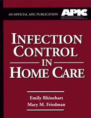 Cover of: Infection control in home care by Emily Rhinehart