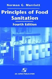 Cover of: Principles of food sanitation