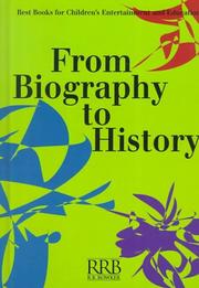 Cover of: From Biography to History by Catherine Barr