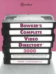 Cover of: Bowker's Complete Video Directory 2000 (Bowkers Complete Video Guide, 2000)