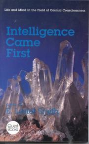 Cover of: Intelligence came first