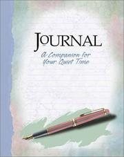 Cover of: Journal: A Companion for Your Quiet Time