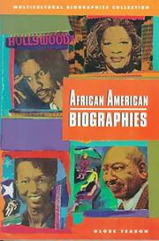 Cover of: African American biographies.