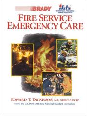 Cover of: Fire service emergency care