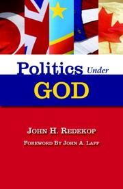 Cover of: Politics Under God by John H. Redekop