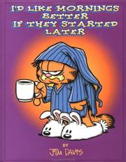 Cover of: I'd like mornings better if they started later by Jean Little