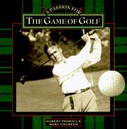 Cover of: A passion for the game of golf