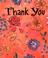 Cover of: Thank you