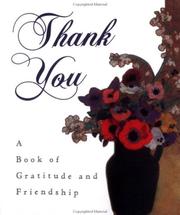 Cover of: Thank you | 
