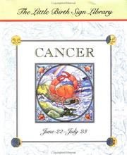 Cover of: Cancer: The Sign of the Crab