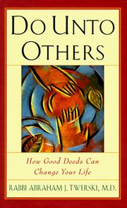 Cover of: Do unto others by Abraham J. Twerski