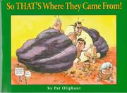 Cover of: So that's where they came from