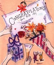 Cover of: Congratulations, you did it! by Katherine Kim, Diane Bigda