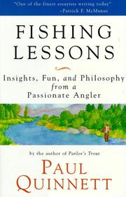 Cover of: Fishing lessons by Paul G. Quinnett