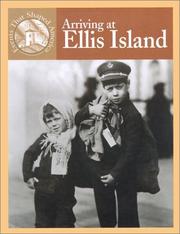 Cover of: Arriving at Ellis Island