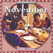 Cover of: November (Months of the Year) by 