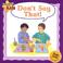 Cover of: Don't say that!