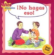 Cover of: No hagas eso! by Janine Amos, Janine Amos