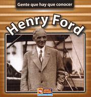 Cover of: Henry Ford (Gente Que Hay Que Concer)