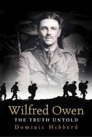 Cover of: Wilfred Owen by Dominic Hibberd
