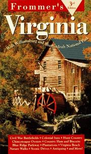 Cover of: Frommer's Virginia (3rd ed) by Gloria McDarrah, Fred McDarrah
