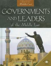 Cover of: Governments And Leaders of the Middle East (World Almanac Library of the Middle East) by David Downing