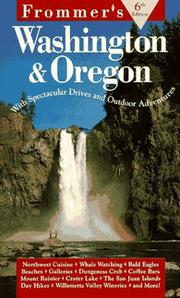 Cover of: Frommer's Washington & Oregon (Frommer's Washington and Oregon) by Jane Aukshunas, Karl Samson