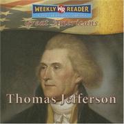 Cover of: Thomas Jefferson (Great Americans) by 