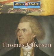 Cover of: Thomas Jefferson (Grandes Personajes/Great Americans)