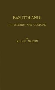 Cover of: Basutoland by Minnie Martin