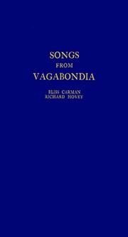 Songs from Vagabondia by Bliss Carman