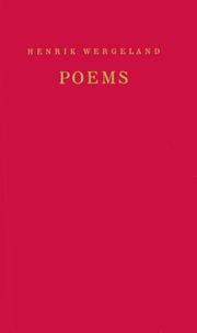 Cover of: Poems. by Henrik Arnold Wergeland