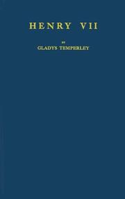 Cover of: Henry VII. by Gladys Temperley