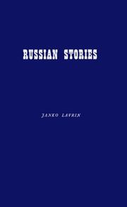 Cover of: A first series of representative Russian stories, Pushkin to Gorky by Janko Lavrin
