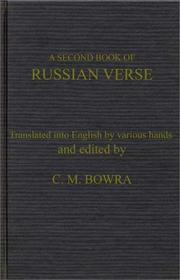 Cover of: A second book of Russian verse