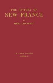 Cover of: The History of New France by Marc Lescarbot