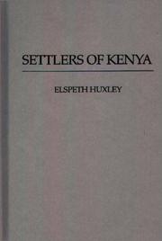 Cover of: Settlers of Kenya