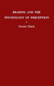 Reading and the psychology of perception by Hunter Diack