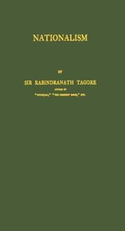 Cover of: Nationalism. by Rabindranath Tagore