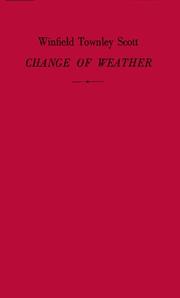 Cover of: Change of weather