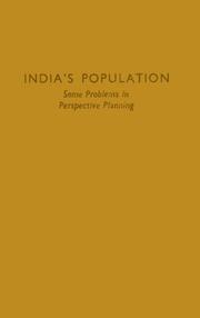 Cover of: India's population by Seminar on "Population Growth and India's Economic Development," Institute of Economic Growth 1959., Seminar on "Population Growth and India's Economic Development," Institute of Economic Growth 1959.