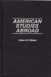Cover of: American studies abroad | 