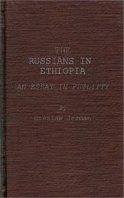 Cover of: The Russians in Ethiopia | CzesЕ‚aw JeЕ›man