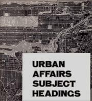 Cover of: Urban affairs subject headings
