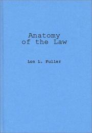 Cover of: Anatomy of the law