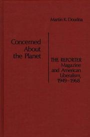Concerned about the planet by Martin K. Doudna