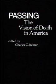 Cover of: Passing: The Vision of Death in America (Contributions in Family Studies)