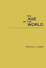 Cover of: The age of the world: Moses to Darwin