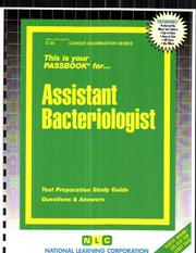 Assistant Bacteriologist by National Learning Corporation